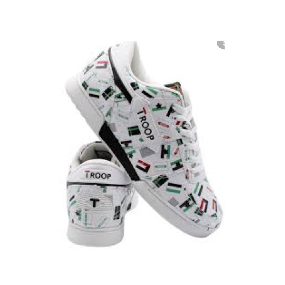 WORL OF TROOP ADULT MEN’S CROWN PRINT LIFESTYLE SNEAKERS.SIZE 11,5